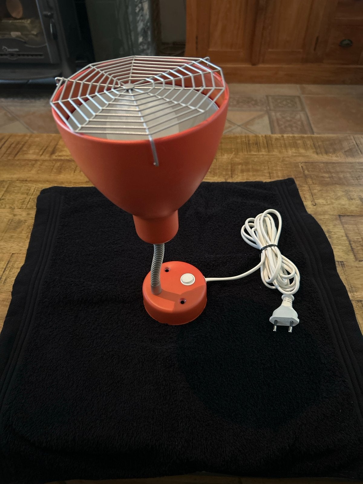 Vintage Ikea Minnen Tafellamp - Oranje, Flexibele Arm, Gebruikt, Vintage, Oranje, E14 (klein)
