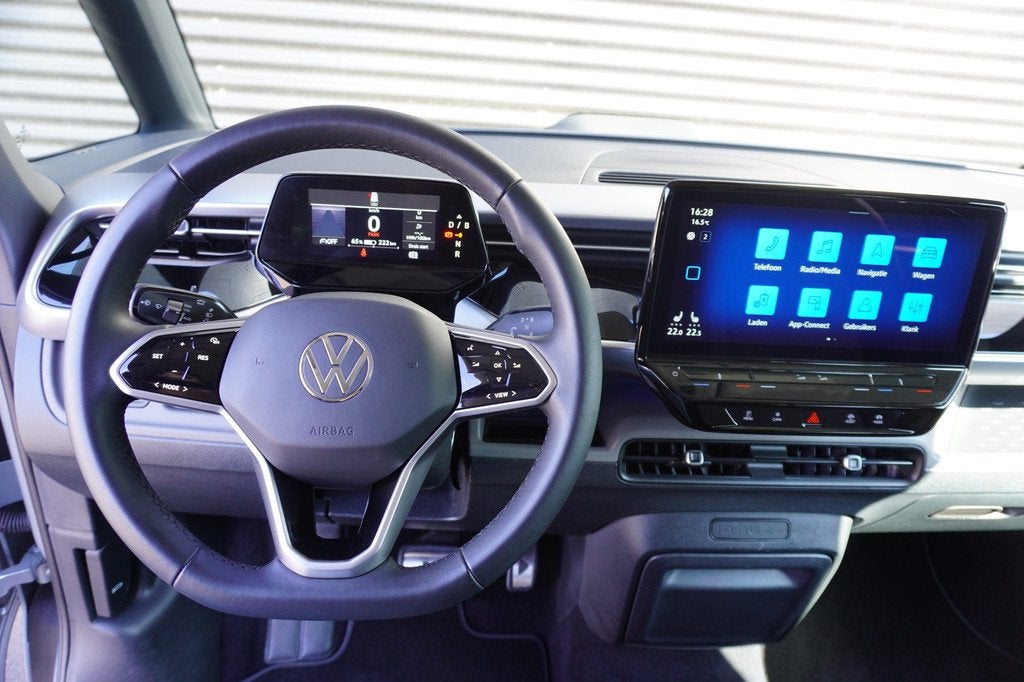 Volkswagen ID. Buzz Icl. BTW Pro 77kWh 5 persoons 2x Schuifd, Auto's, Volkswagen, Automaat, Gebruikt, 495 min, Automatische klimaatregeling