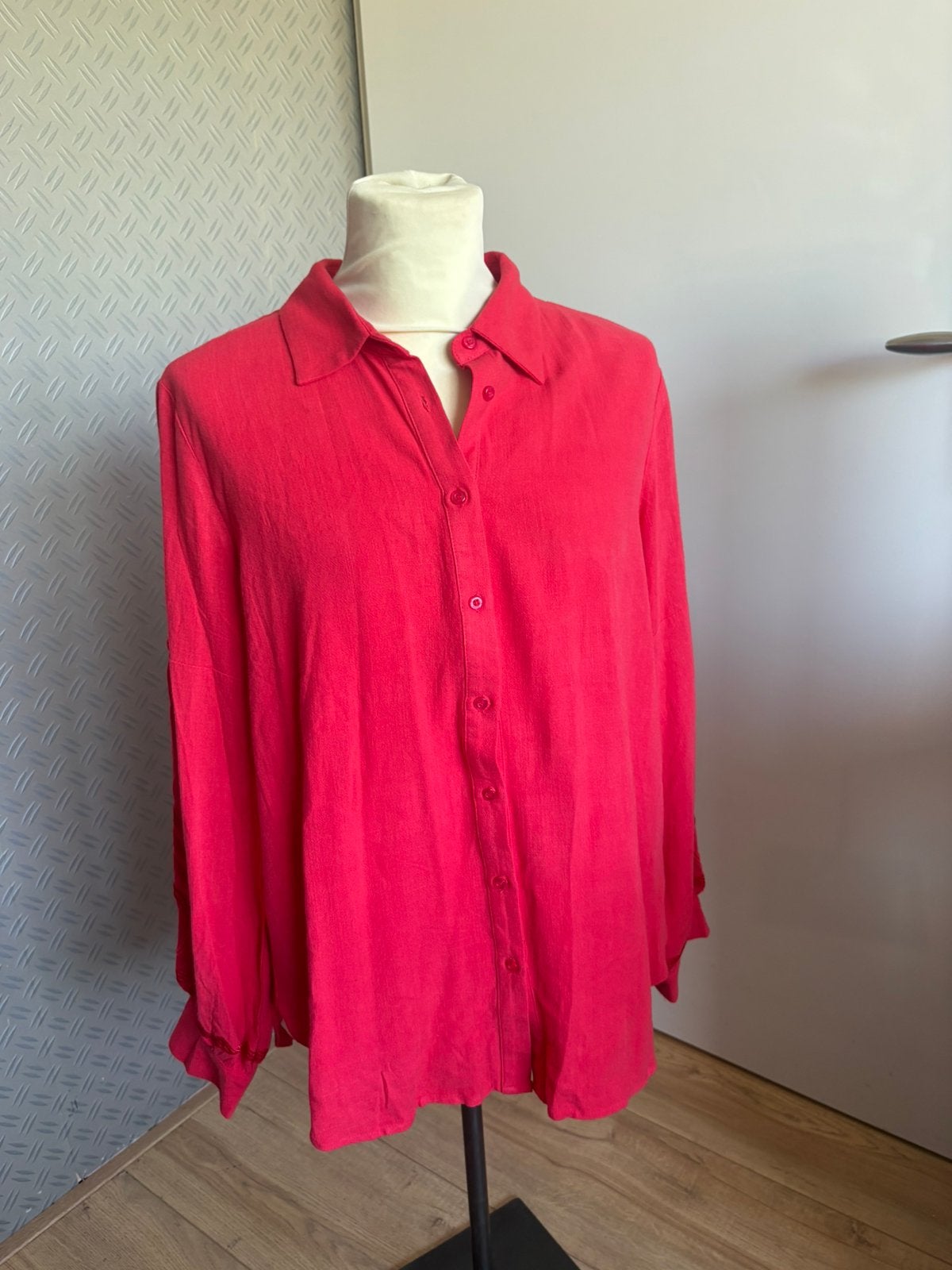 G-maxx blouse overhemd L, Verzenden, Zo goed als nieuw, Rood