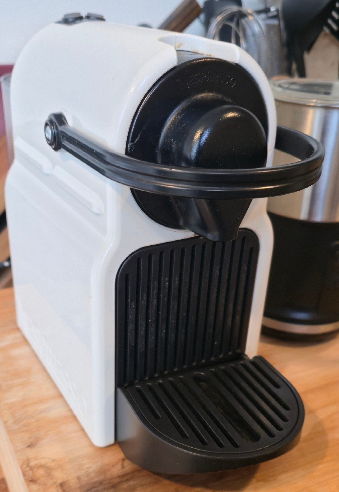 Krups Nespresso apparaat, Ophalen, Gebruikt, Espresso apparaat, Koffiepads en cups