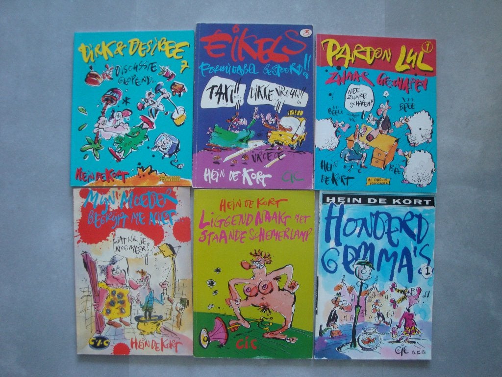 Hein de Kort stripboeken - Diverse Titels, Gelezen, Hein de Kort, Ophalen of Verzenden, Meerdere stripboeken
