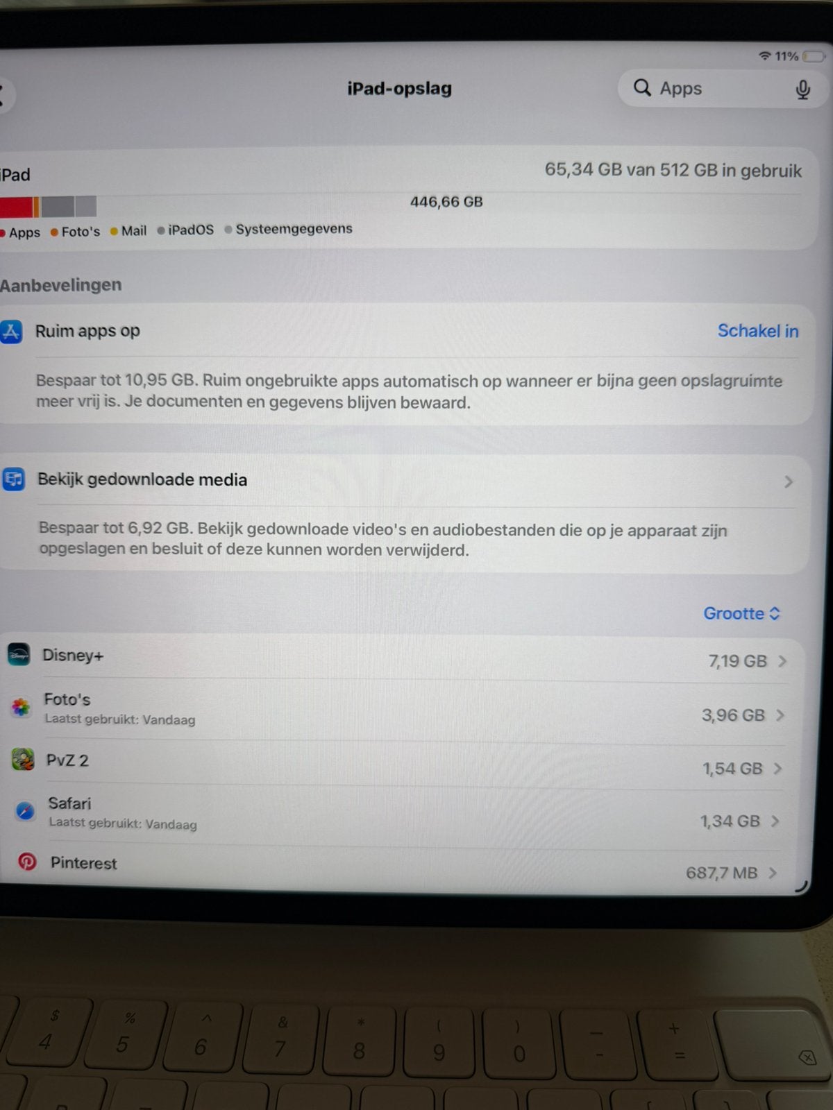Foto 5 van Apple iPad Pro 2021 met Magic Keyboard - Zo goed als nieuw