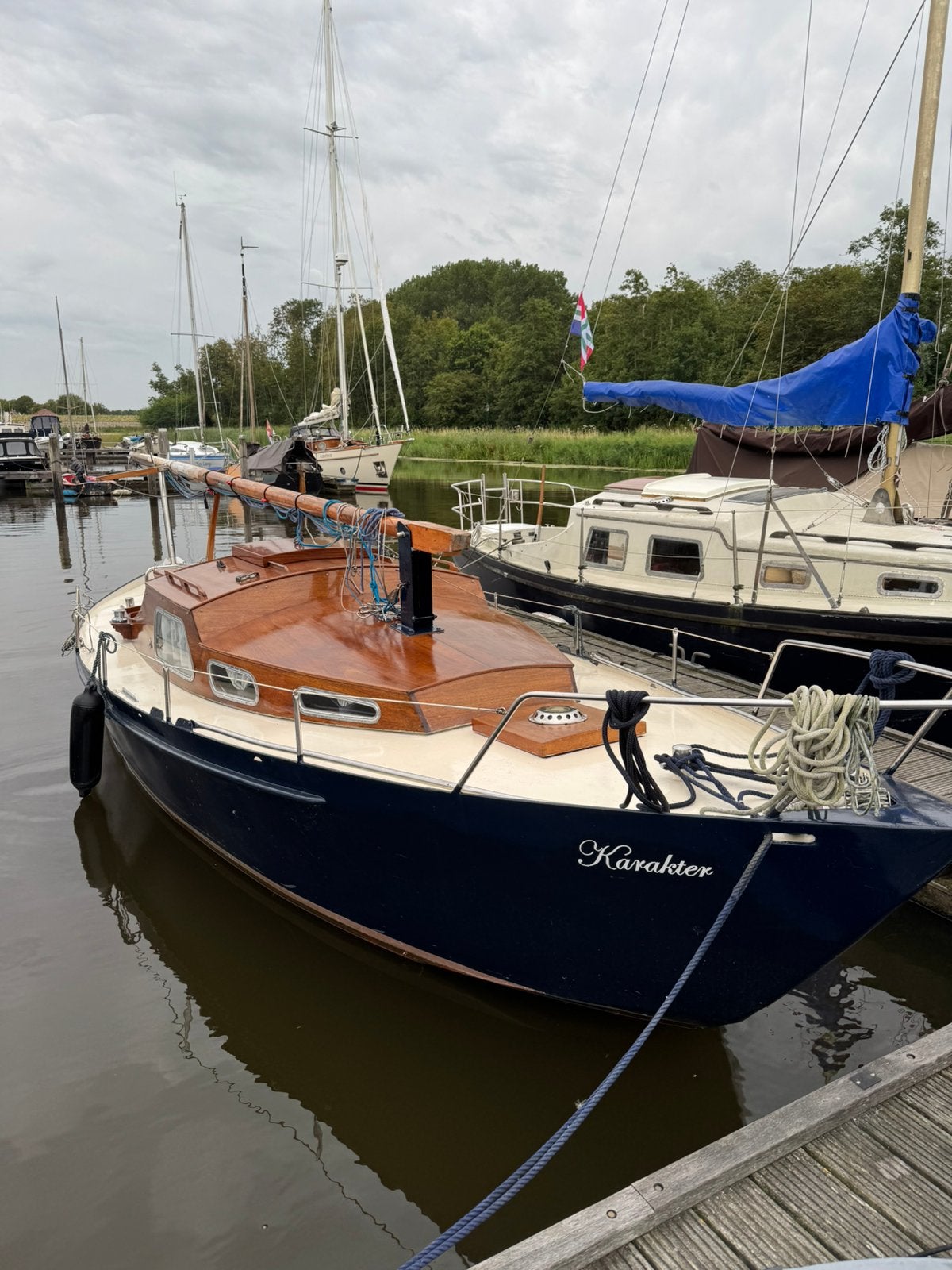 Klassieke kajuitzeilboot Spitsgat, Watersport en Boten, Kajuitzeilboten en Zeiljachten, Ophalen, 8 pk, Overige merken, Gebruikt