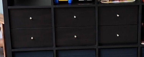 IKEA Kallax lade inzet zwartbruin - 2 laden (3 stuks, evt 4), Ophalen, Minder dan 50 cm, Gebruikt, 1 of 2 laden