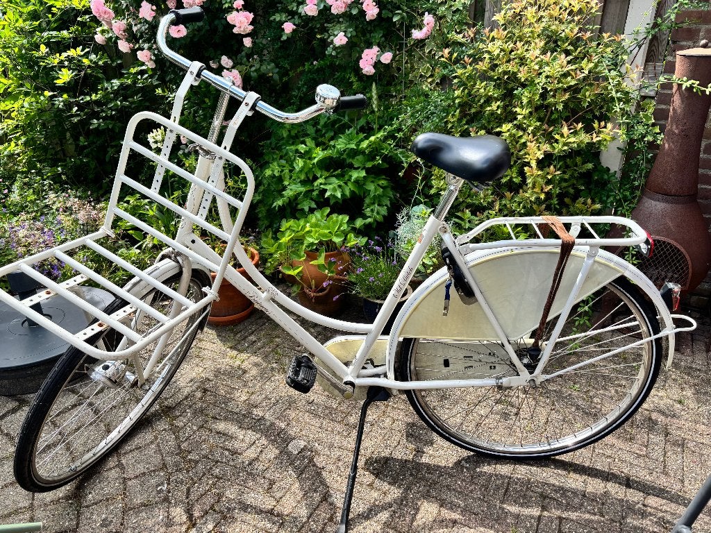 Batavus opoe fiets wit, Ophalen, Terugtraprem, Gebruikt, 56 cm of meer