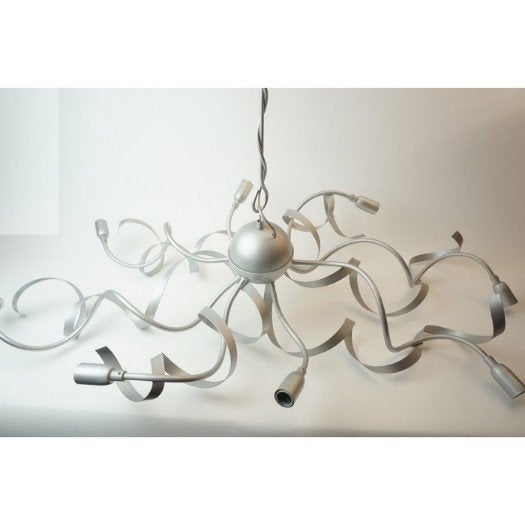 # Vintage design hanglamp van A.M. Luce SRL, kleur zilver, Ophalen