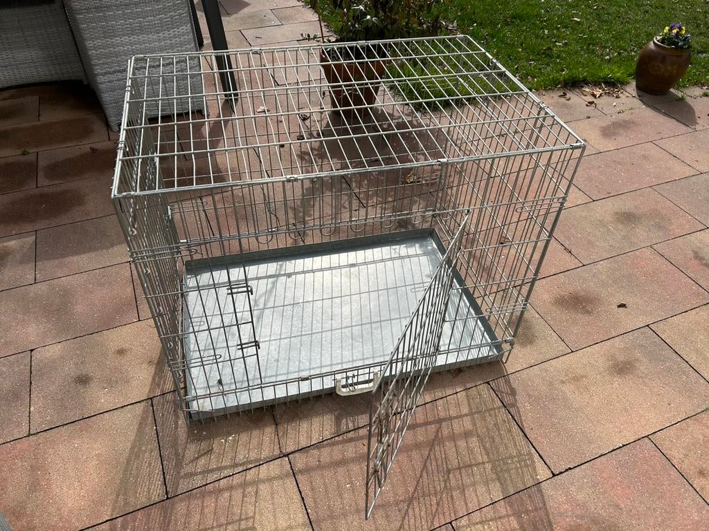 Bench 90-60-75 cm, Dieren en Toebehoren, Hondenhokken, Ophalen, Hondenkennel, Gebruikt, 65 tot 100 cm