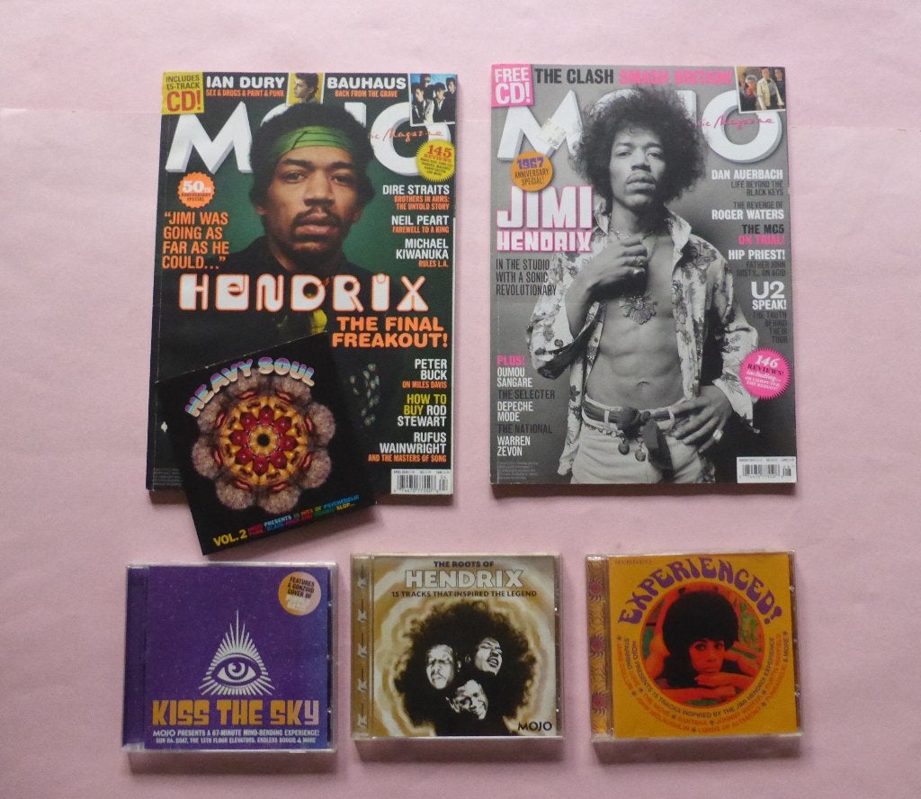 Jimi Hendrix MOJO Special + 4 CD's, Cd's en Dvd's, Cd's | Rock, Overige typen, Ophalen of Verzenden, Zo goed als nieuw, Bonusmateriaal