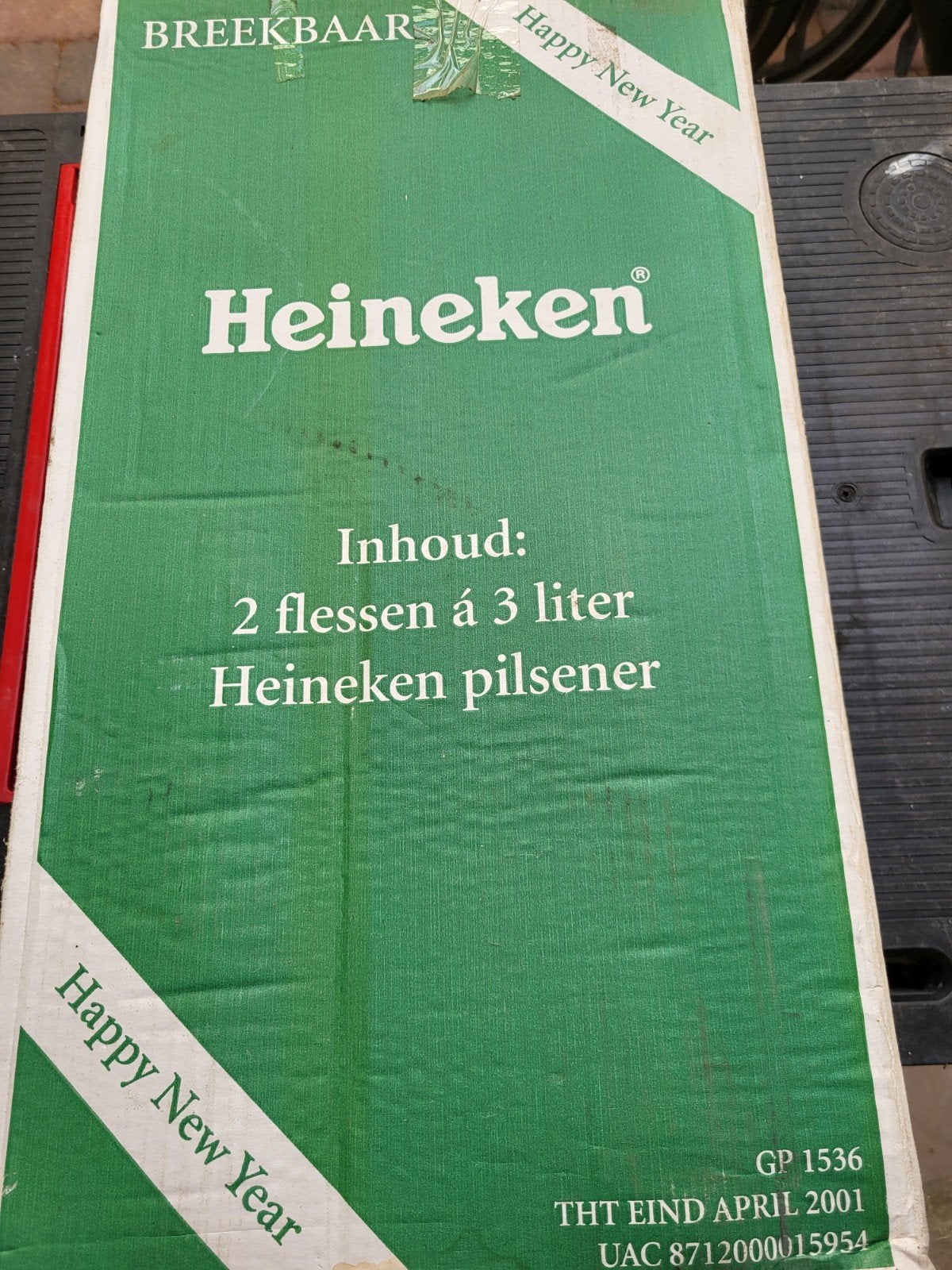 Heineken Millennium 2x 3L flessen in originele verpakking, Verzamelen, Ophalen of Verzenden, Nieuw, Overige typen, Heineken
