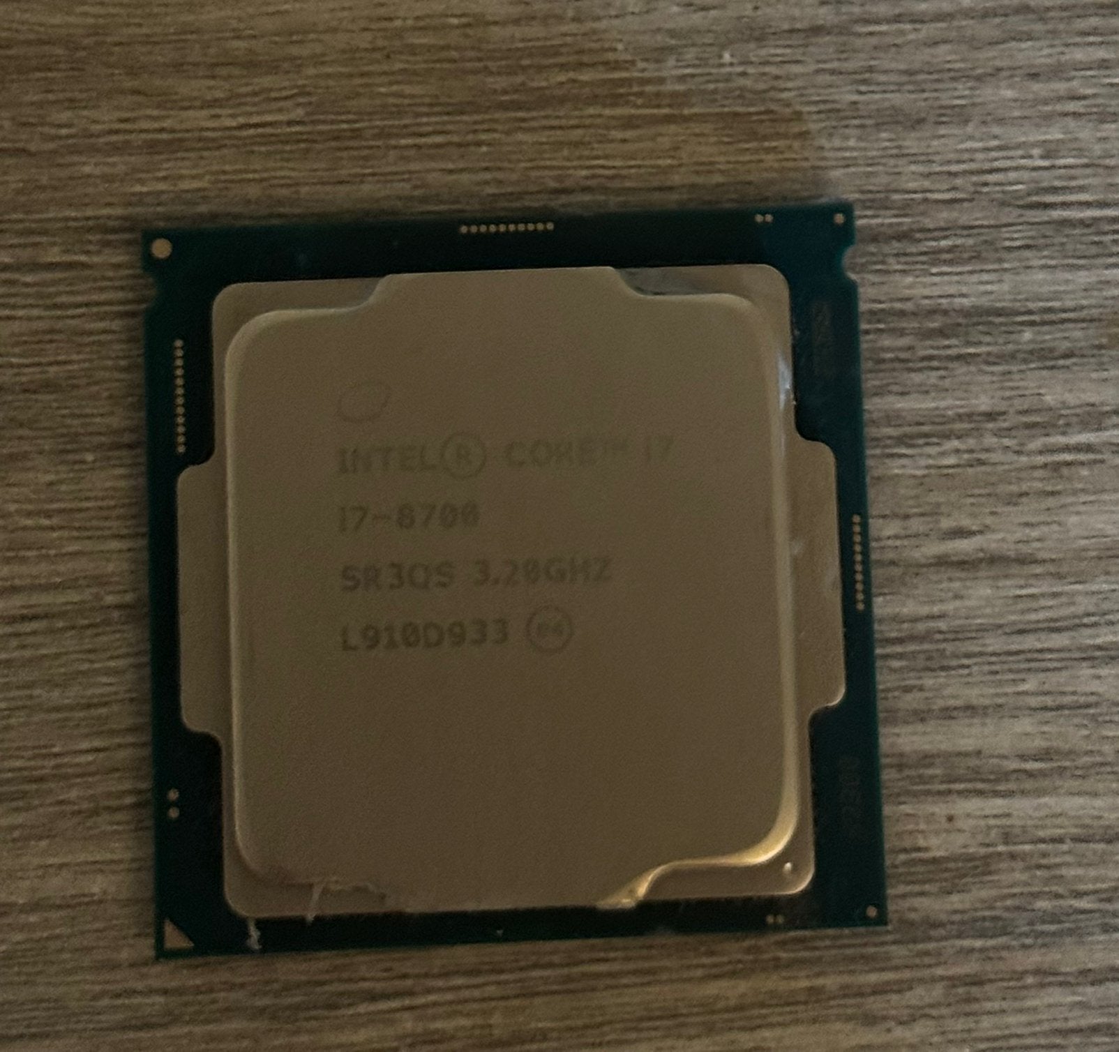 Intel core i7 8700, Ophalen of Verzenden, Zo goed als nieuw, 6-core, 3 tot 4 Ghz