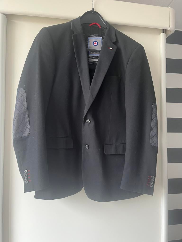 Heren colbert, Ophalen of Verzenden, Zo goed als nieuw, Maat 48/50 (M), Zwart