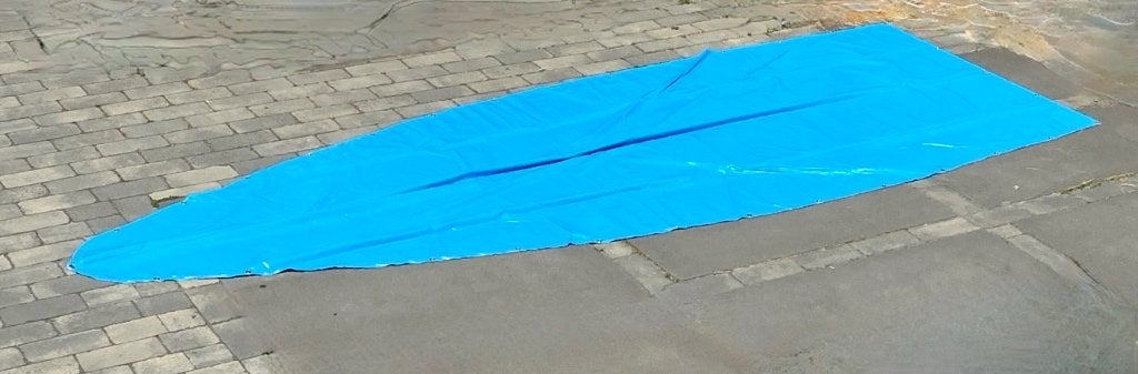 Dekzeil sloep - 250 x 670 cm, Ophalen, Zo goed als nieuw, Overige typen