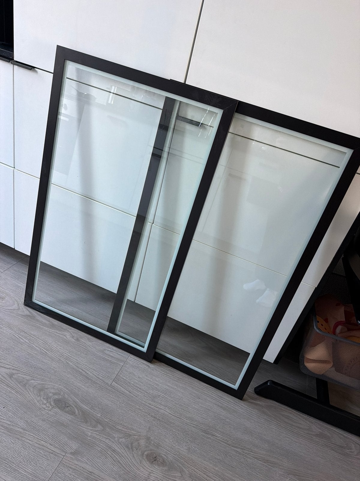 Komplement glazen planken voor PAX kast 100cm breed, Ophalen, Gebruikt, 100 tot 150 cm, Met plank(en)