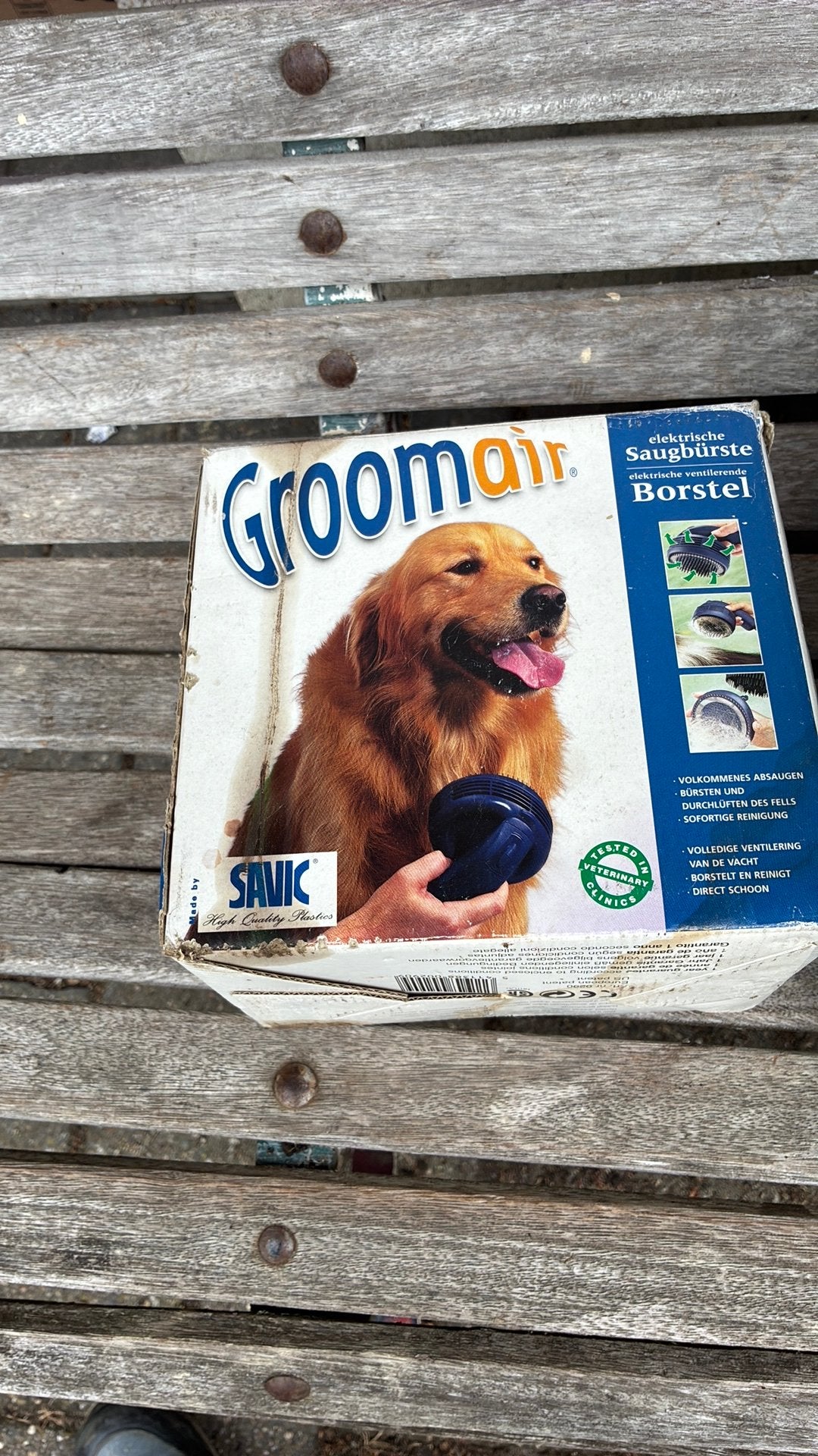 Groomair hondenborstel, Dieren en Toebehoren, Ophalen of Verzenden, Gebruikt