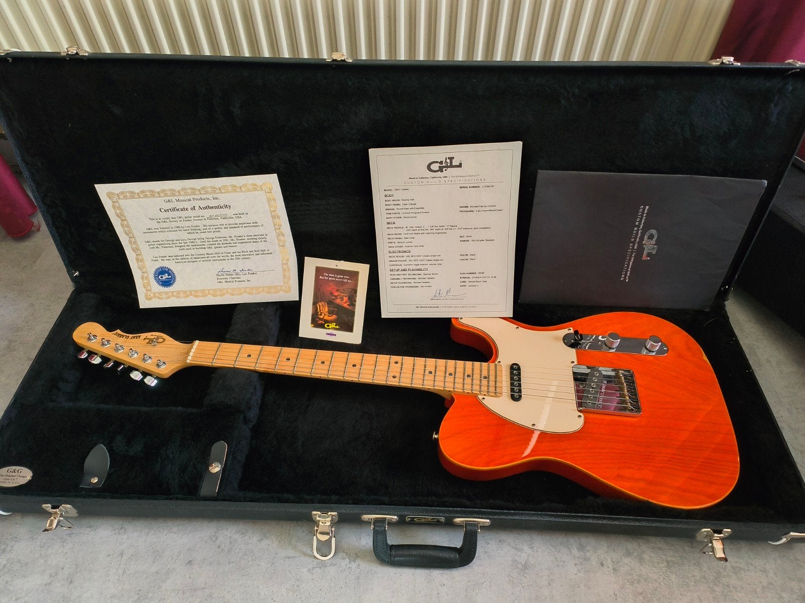 G&L ASAT Classic USA Telecaster - Custom Serie by Leo Fender, Muziek en Instrumenten, Snaarinstrumenten | Gitaren | Elektrisch