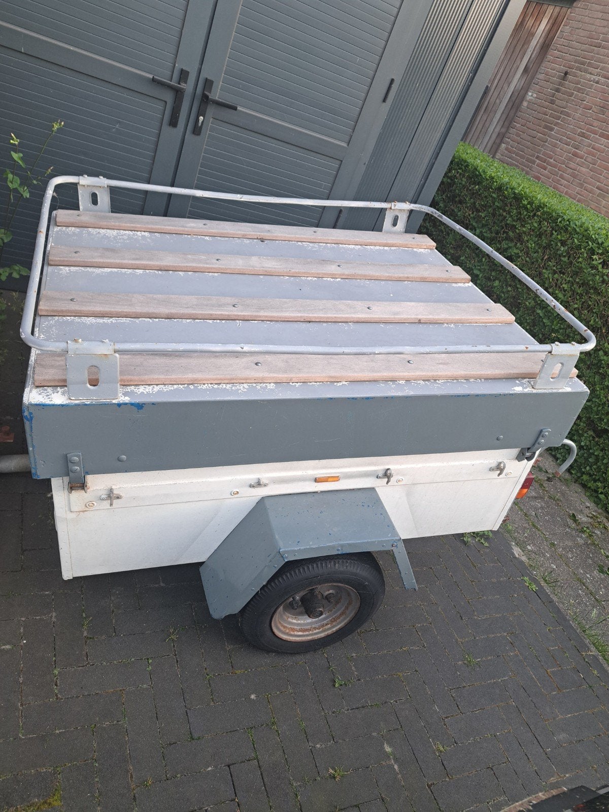 Heinemann 400 kg aanhanger, Ophalen, Gebruikt