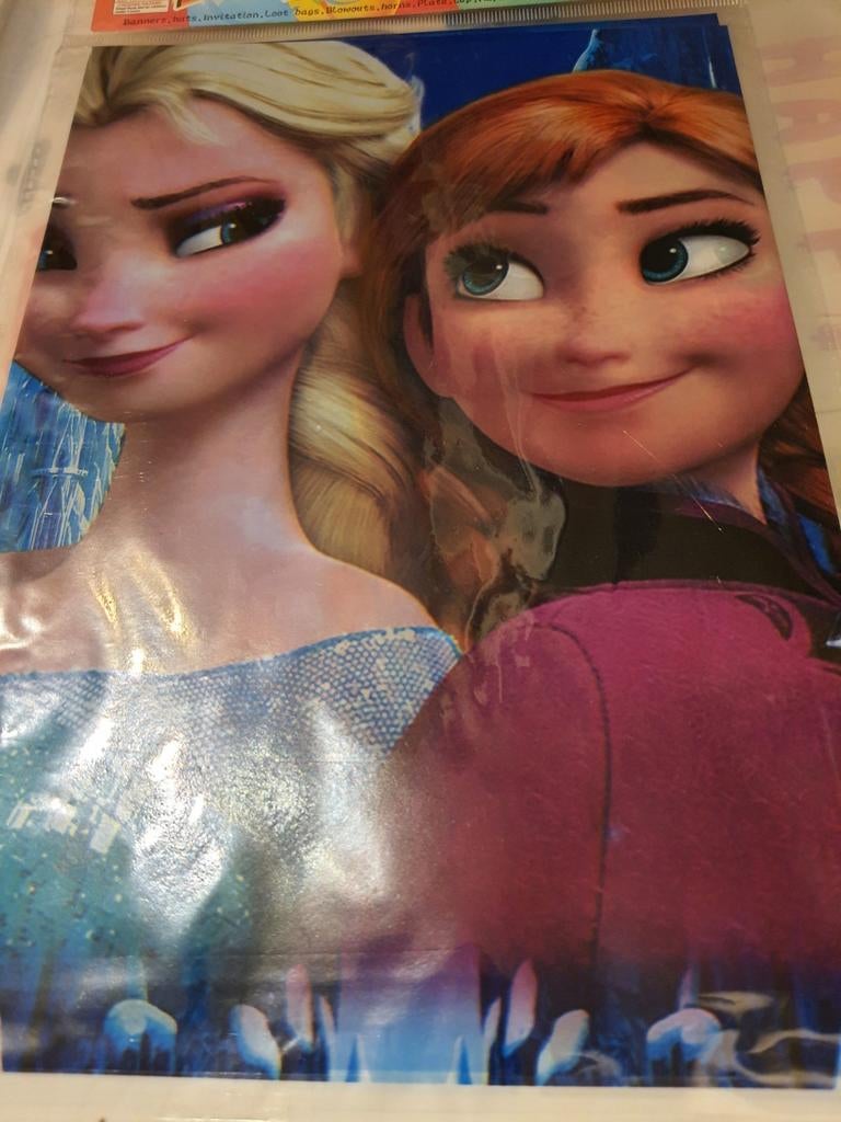 Frozen Anna/ ELSA tafelkleed nr T652, Ophalen of Verzenden, Nieuw, Versiering, Verjaardag