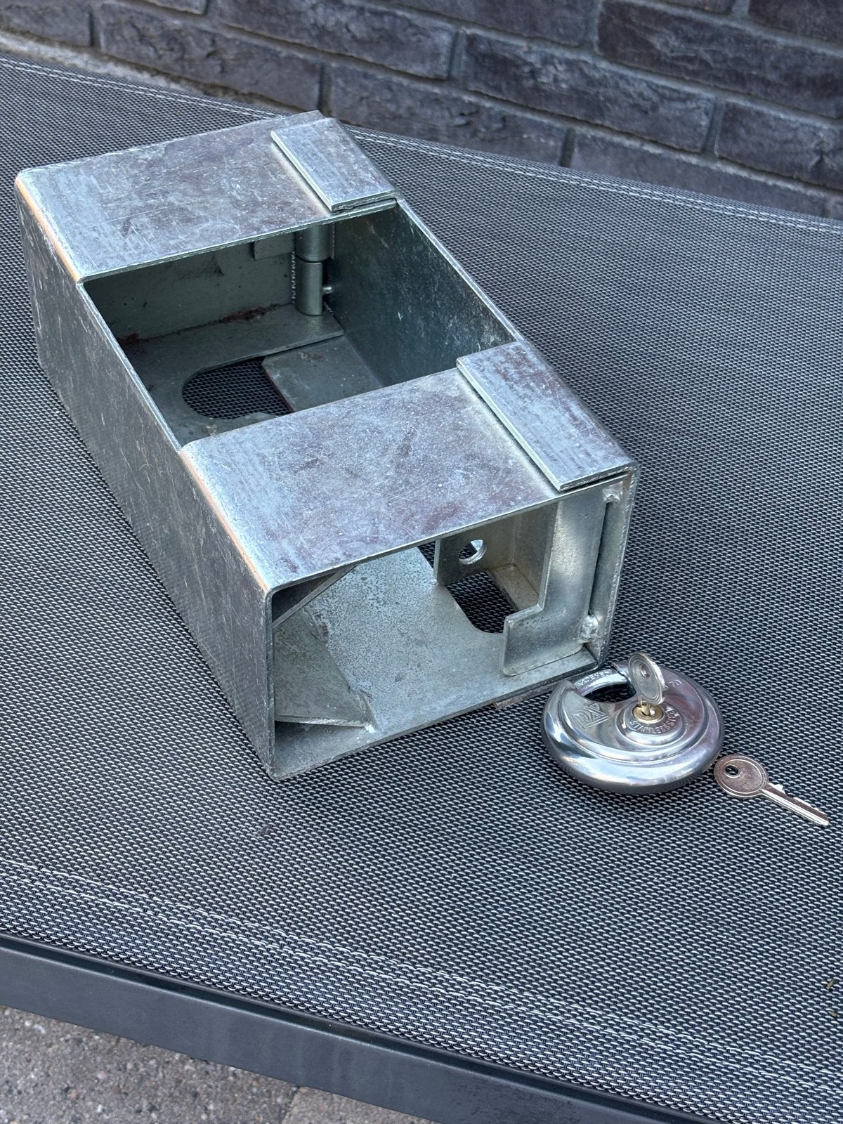 Disselslot HSD 70 RVS met sleutel, Ophalen, Gebruikt