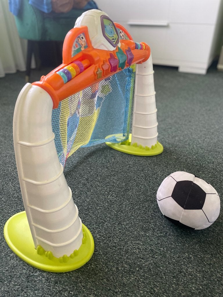 Voetbaldoel met de bal., Ophalen of Verzenden, Gebruikt, 2 tot 4 jaar