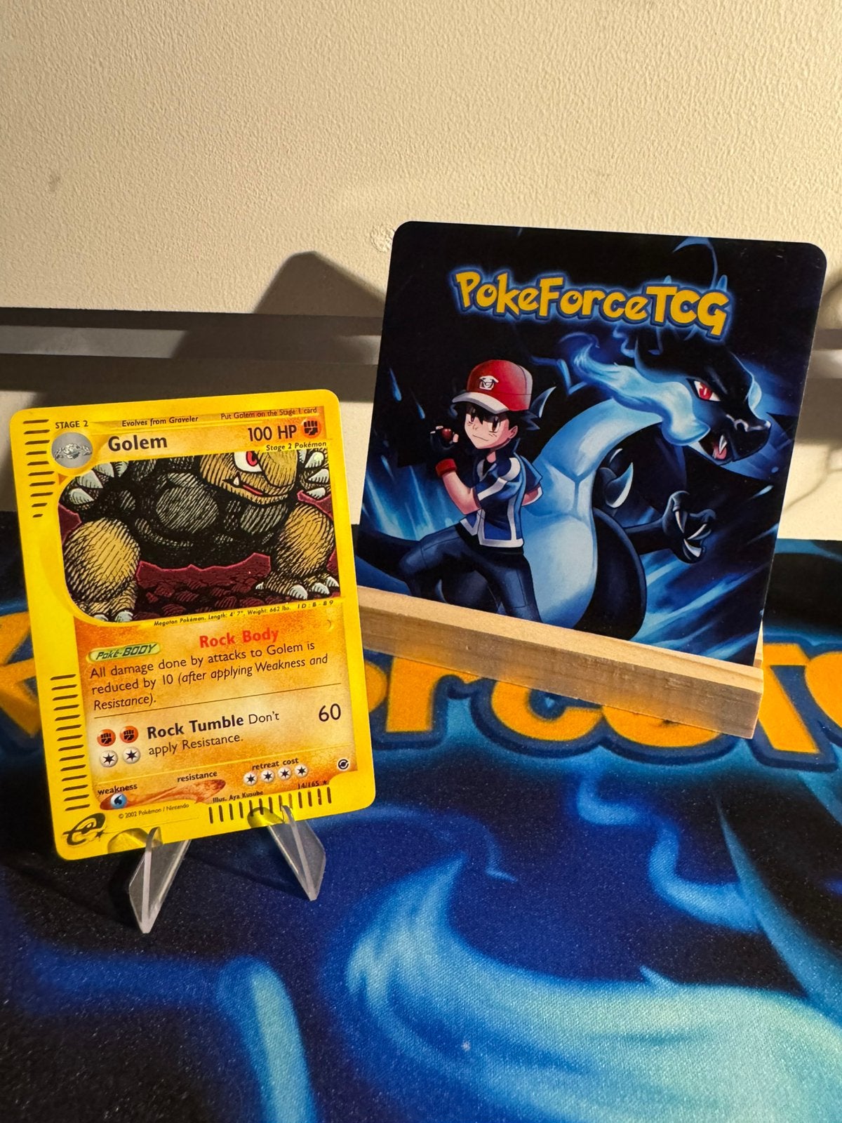 Pokémon | Golem | Holo! | 2002! | 14/165, Ophalen of Verzenden, Zo goed als nieuw