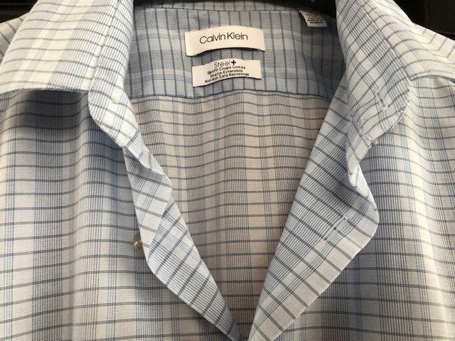Calvin Klein overhemd, Ophalen of Verzenden, Zo goed als nieuw, Blauw, Calvin Klein