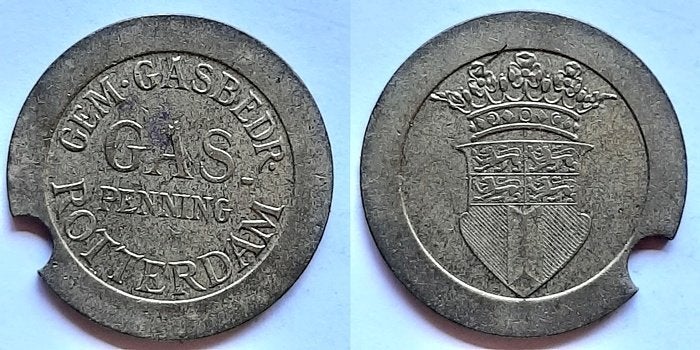Rotterdam Gasmunt, Postzegels en Munten, Verzenden, Overige materialen, Nederland