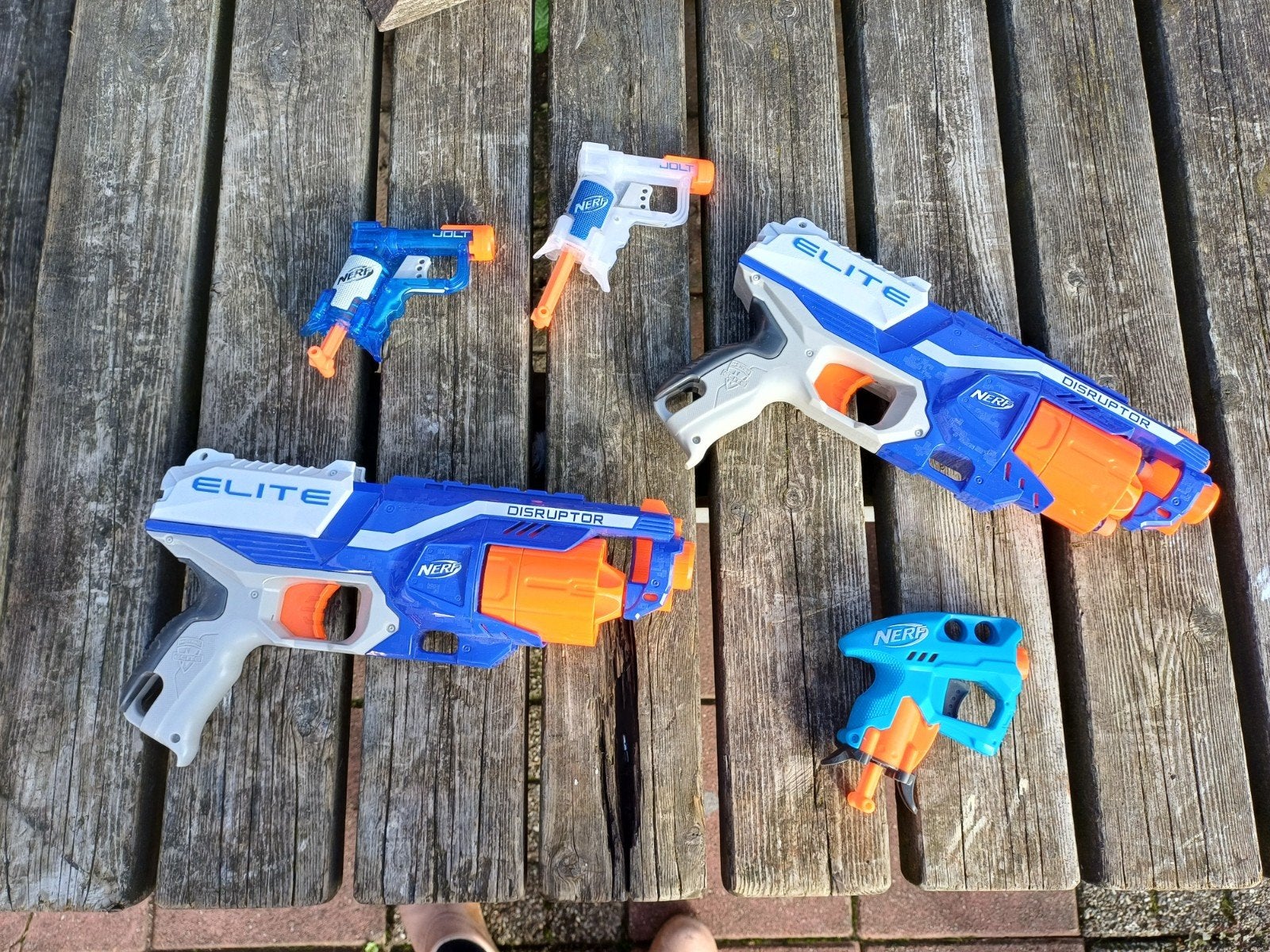 Nerf set 5 stuks, Kinderen en Baby's, Ophalen of Verzenden, Gebruikt