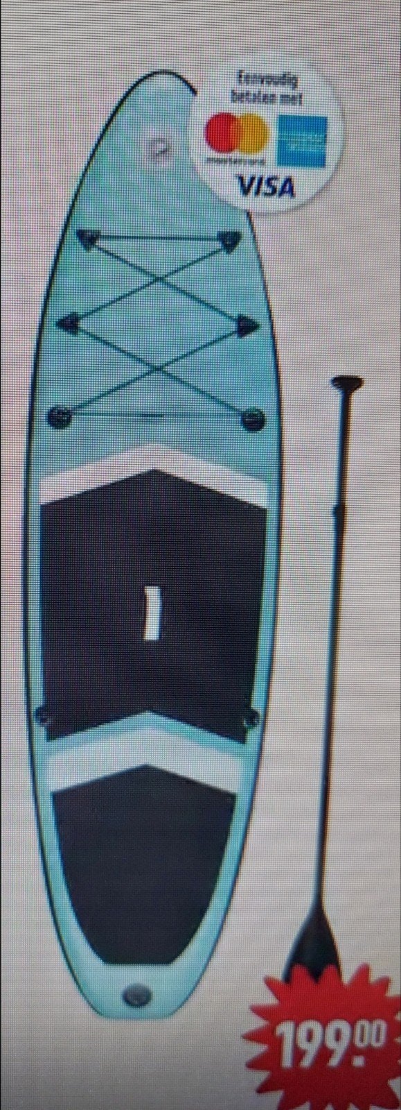 SUP board met peddel, pomp en vin, Ophalen, Gebruikt, SUP-boards