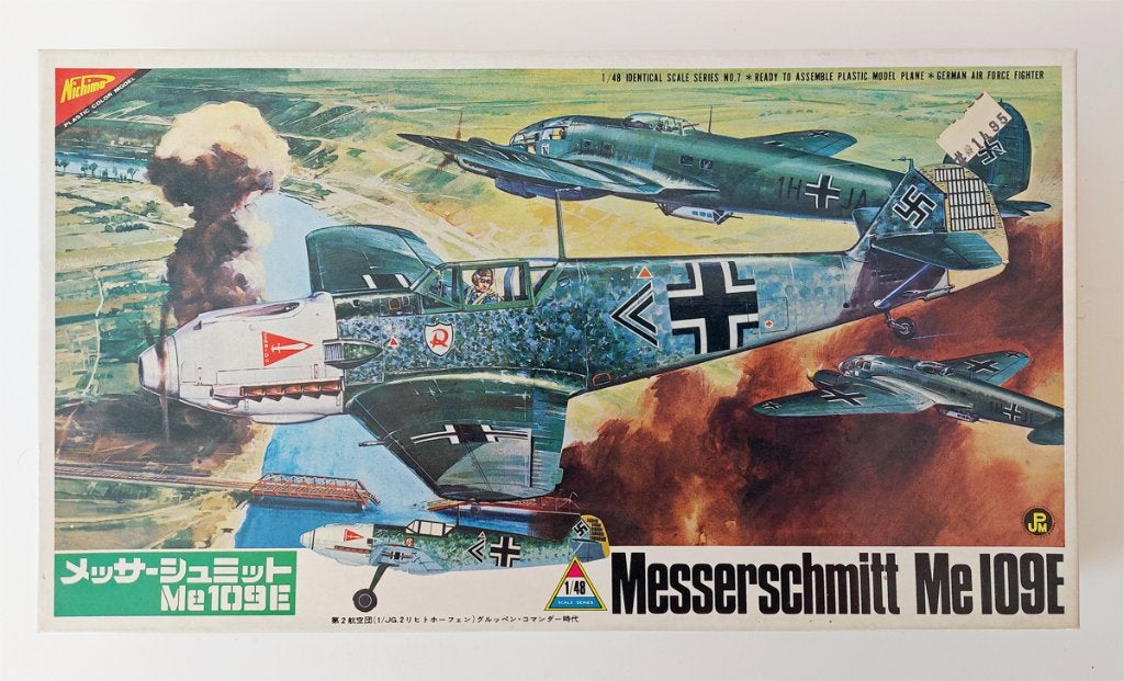 1:48 1/48 Nichimo Messerschmitt Me109E, Overige merken, Ophalen of Verzenden, Zo goed als nieuw, Groter dan 1:72