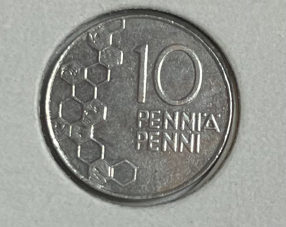 10 pennia Finland 1996, Ophalen of Verzenden, Overige landen