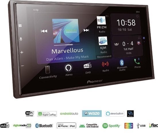 Pioneer SPH-EVO64DAB Autoradio/ navigatie VW T6, Ophalen of Verzenden, Zo goed als nieuw