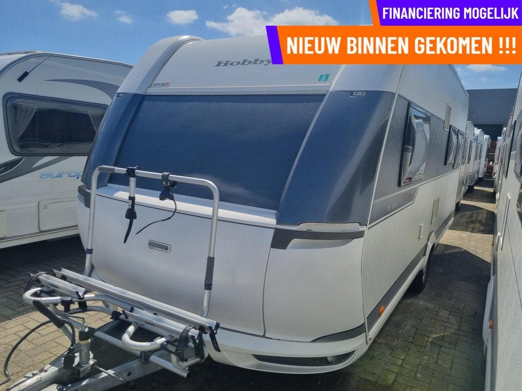 Hobby 540 UL de luxe MOVER + ENKELE BEDDEN + VOORTENT, Caravans en Kamperen, Mover, Rondzit, Hobby, 7 tot 8 meter