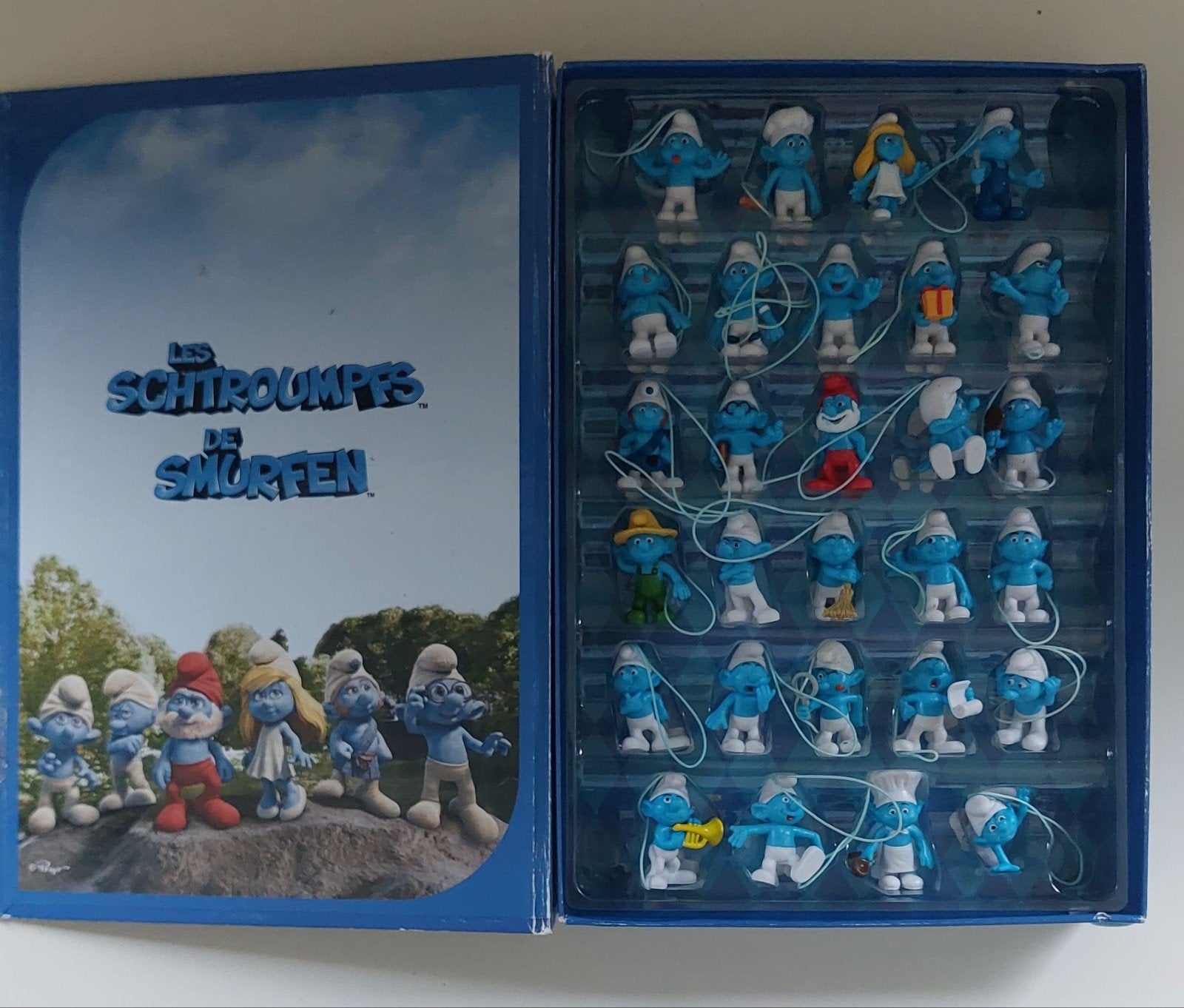 Doos Smurfen, Verzamelen, Smurfen, Ophalen of Verzenden, Zo goed als nieuw, Verschillende Smurfen