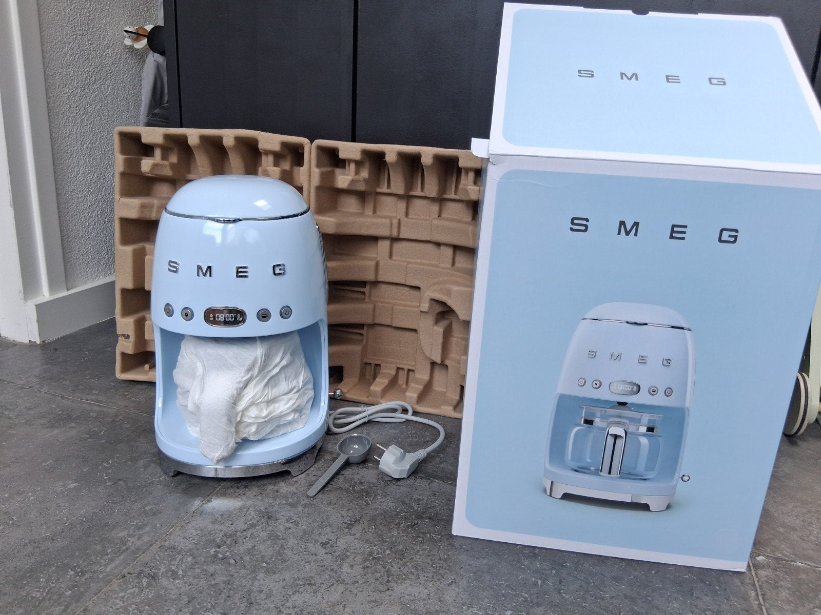 Smeg koffiezetapparaat, Witgoed en Apparatuur, Koffiezetapparaten, Ophalen, Nieuw, Overige modellen, Gemalen koffie