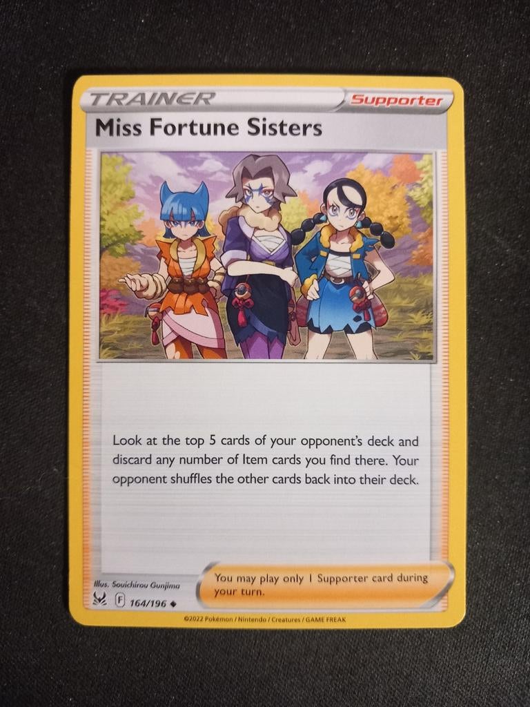 Miss Fortune Sisters 164/196 Lost Origin Excellent, Verzenden, Zo goed als nieuw, Losse kaart