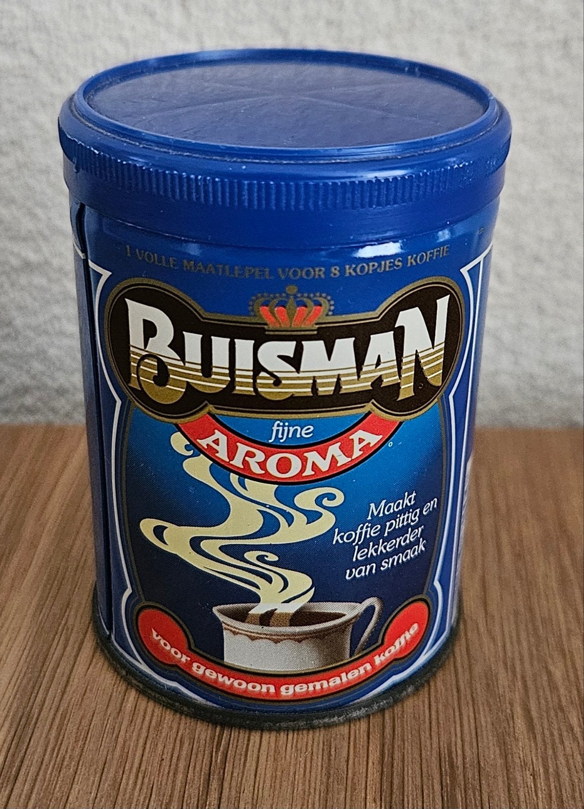Buisman blikje voor fijne aroma koffie 8 x 5 cm als nieuw!, Ophalen of Verzenden, Zo goed als nieuw, Overige