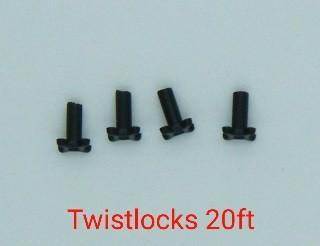 Twistlocks (4 stuks), Ophalen of Verzenden, Nieuw, Bus of Vrachtwagen, Tekno