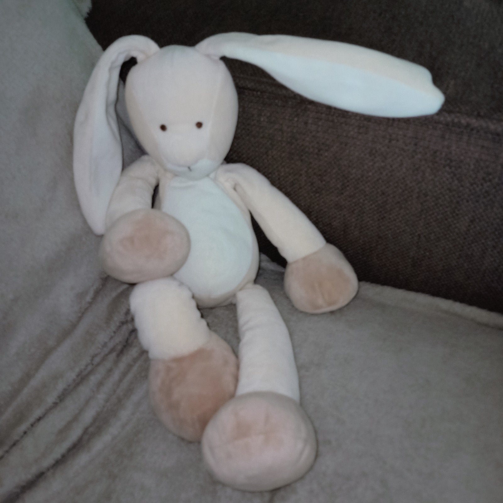 Nicotoy slungel konijn, Kinderen en Baby's, Gebruikt, Konijn, Ophalen of Verzenden, Middelgroot (20 tot 80 cm)