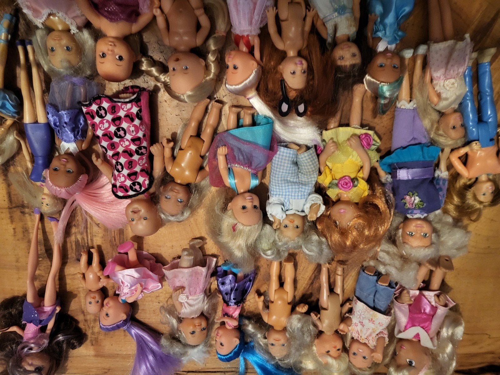 Diverse poppen per stuk - Barbie, babypop en meer, Ophalen of Verzenden, Gebruikt, Babypop