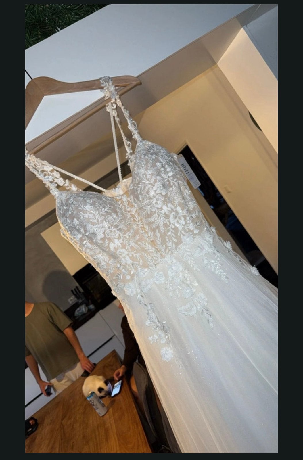 Bianco Evento trouwjurk maat 44, Kleding | Dames, Ophalen of Verzenden, Zo goed als nieuw, Wit, Trouwjurk