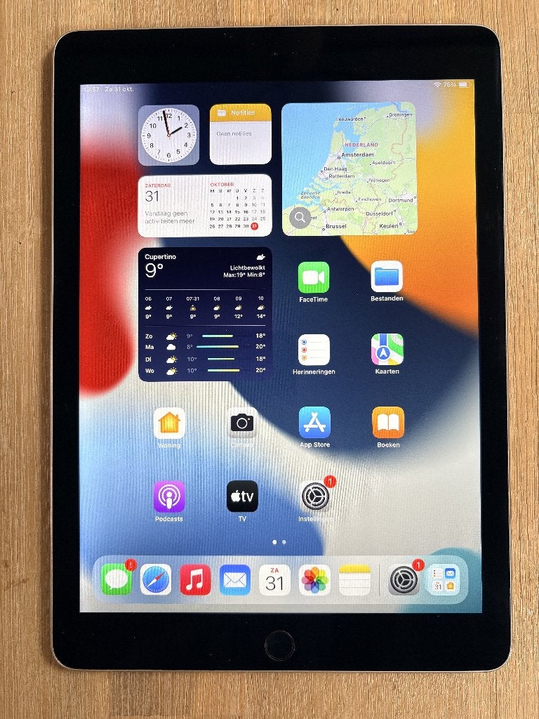 Nette iPad Air 2 (2014) 32GB met originele doos en snoer, Computers en Software, 10 inch, Gebruikt, 32 GB, Zwart
