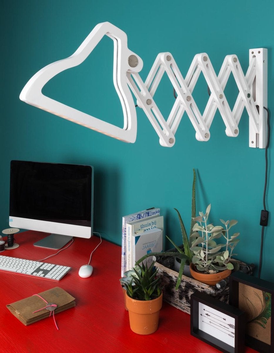 Led it be witte houten wandlamp Zuiver, Ophalen, LED, Overige merken, Hout