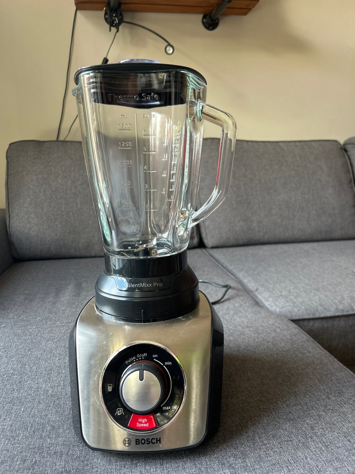 Bosch SilentMixx Pro Blender MMB66G7M met extra tool, Ophalen of Verzenden, Zo goed als nieuw, Blender