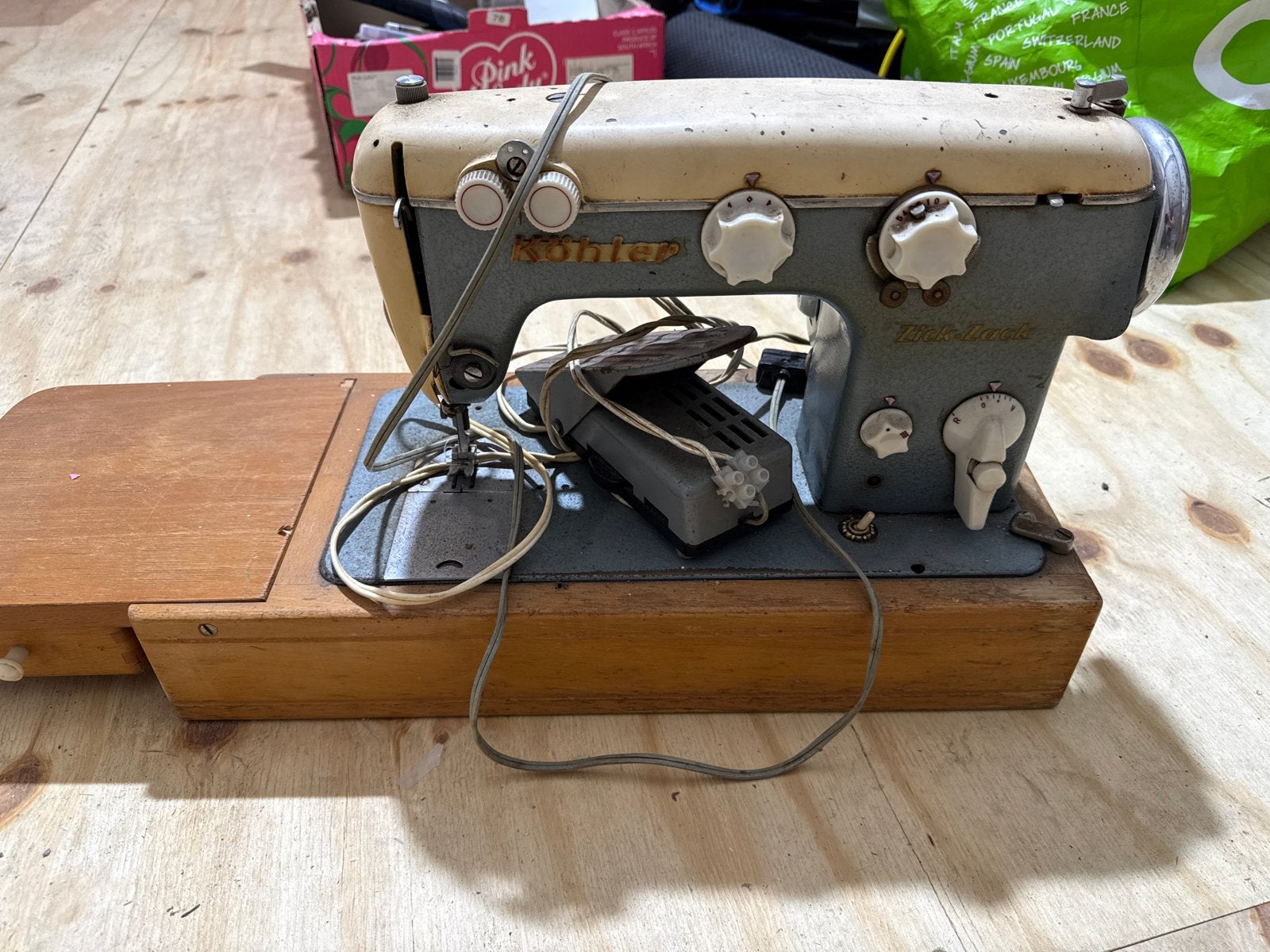 Vintage Köhler Naaimachine, Ophalen, Gebruikt, Naaimachine, Singer