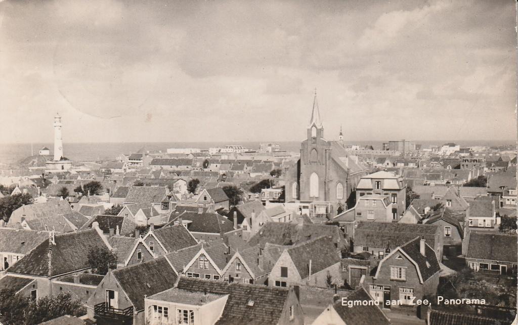 Egmond aan Zee, Ophalen of Verzenden, 1940 tot 1960, Gelopen, Noord-Holland
