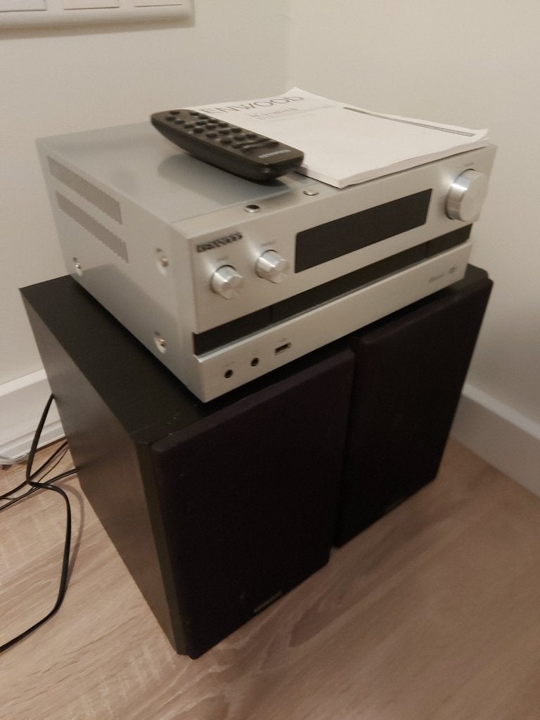Kenwood M-918DAB Microset met Bluetooth en DAB+, Ophalen, Cd-speler, Zo goed als nieuw, Denon