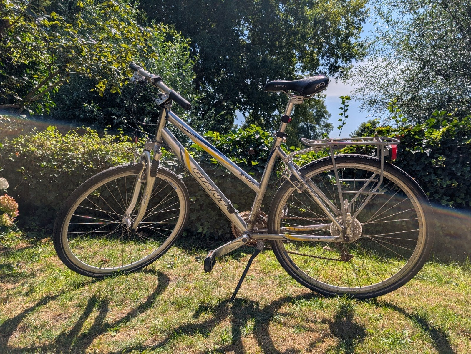 Giant X-sport cross series met voorvorkvering, Ophalen, Gebruikt, Velgrem, Giant