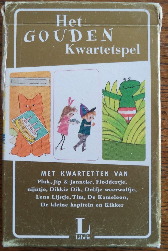 Het GOUDEN Kwartetspel - overzicht kinderboeken - per  2004, Ophalen of Verzenden, Zo goed als nieuw, Kwartet(ten)