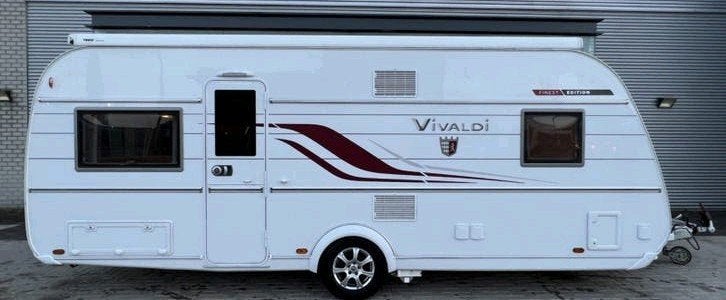 Tabbert Vivaldi 560 TDL Finest Edition 2018 - Bomvol Opties, Caravans en Kamperen, Rondzit, Tabbert, Particulier, Ringverwarming