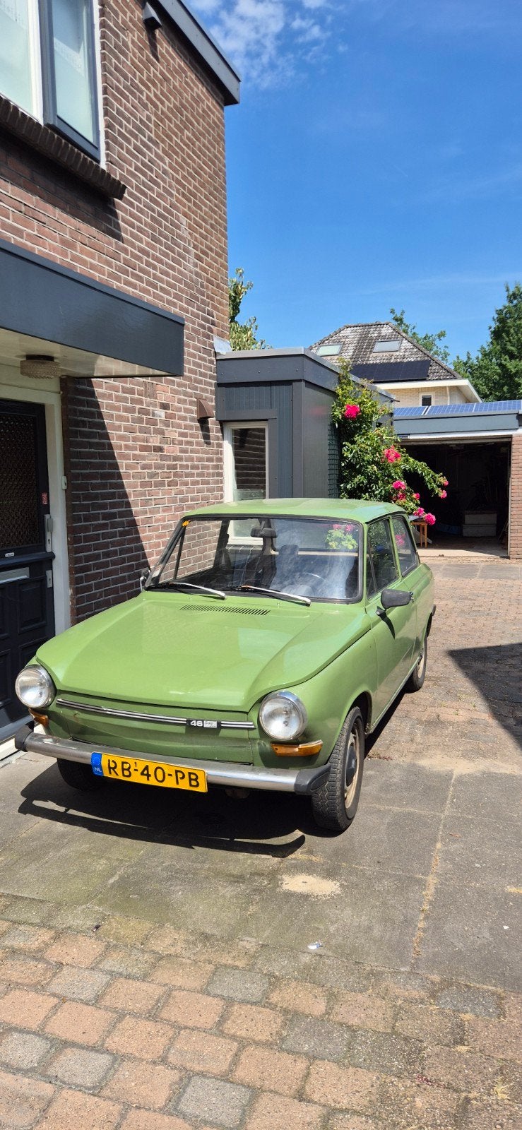 DAF 46 0.8 DE Luxe AUT 1976 Groen, Auto's, Automaat, Origineel Nederlands, Particulier, 748 kg